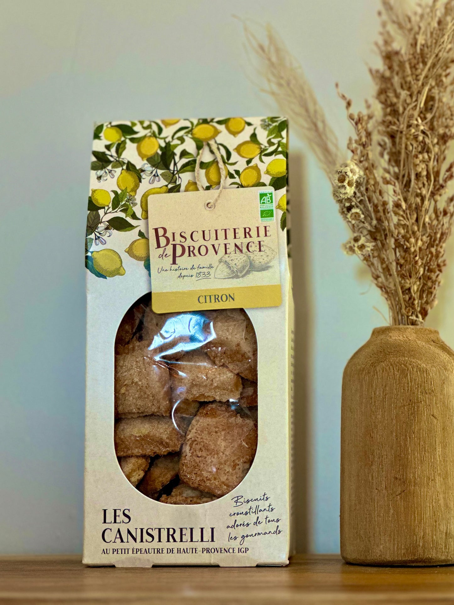 Canistrelli Citron – Biscuiterie de Provence – 180 g