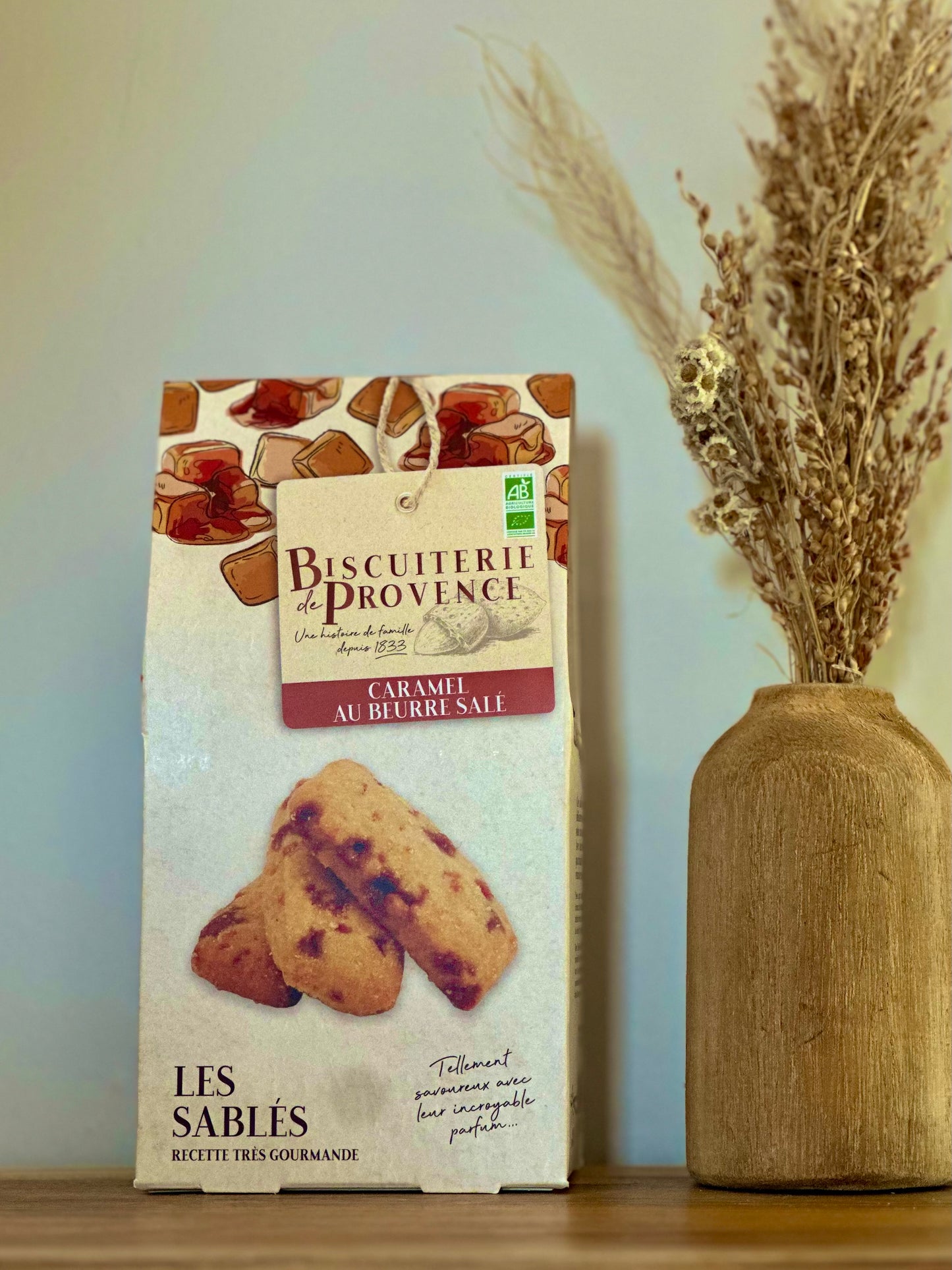 Sablés Sucrés Caramel Beurre Salé – Biscuiterie de Provence – 120 g