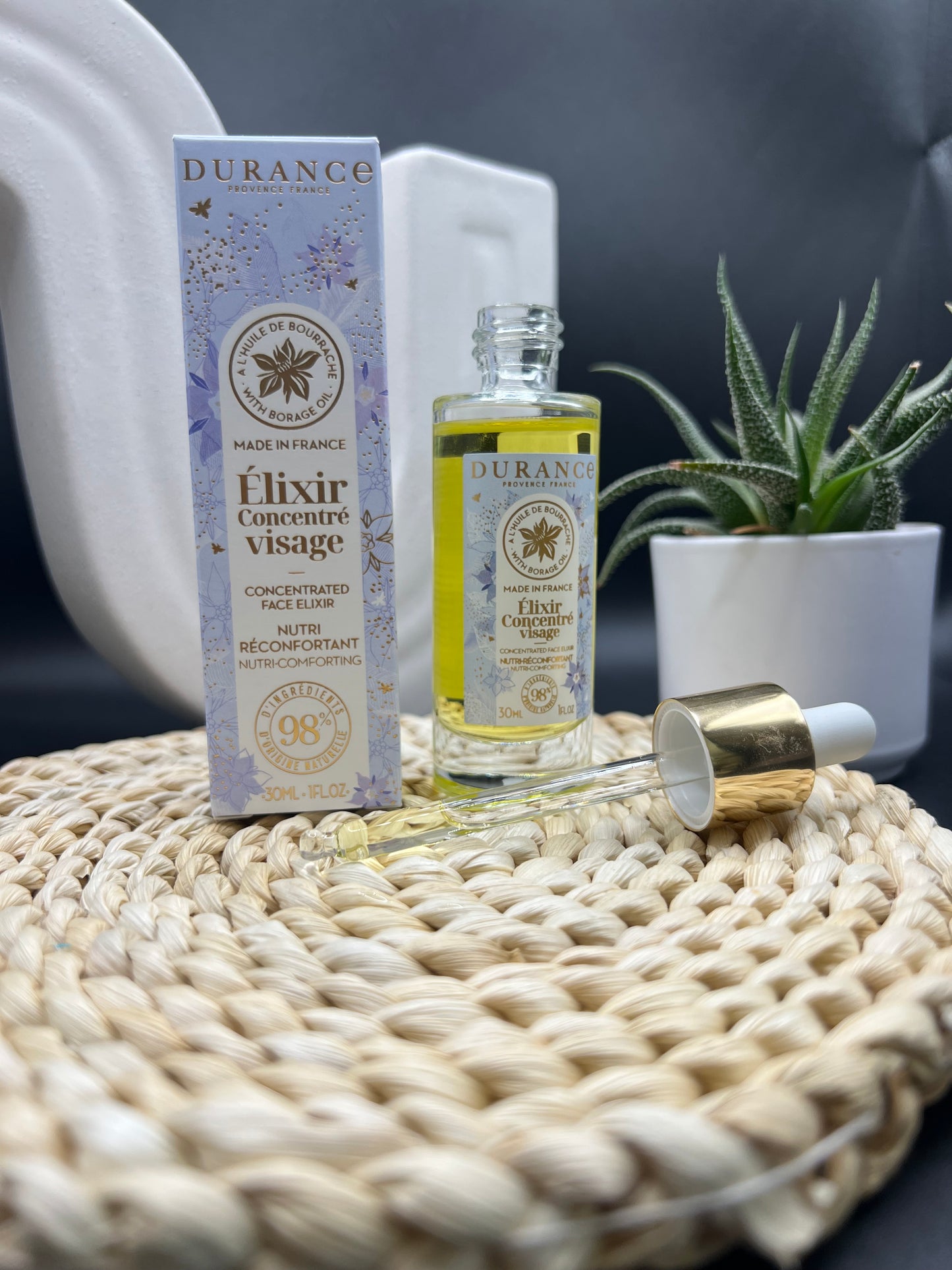 Elixir concentré visage Durance à l’huile de bourrache