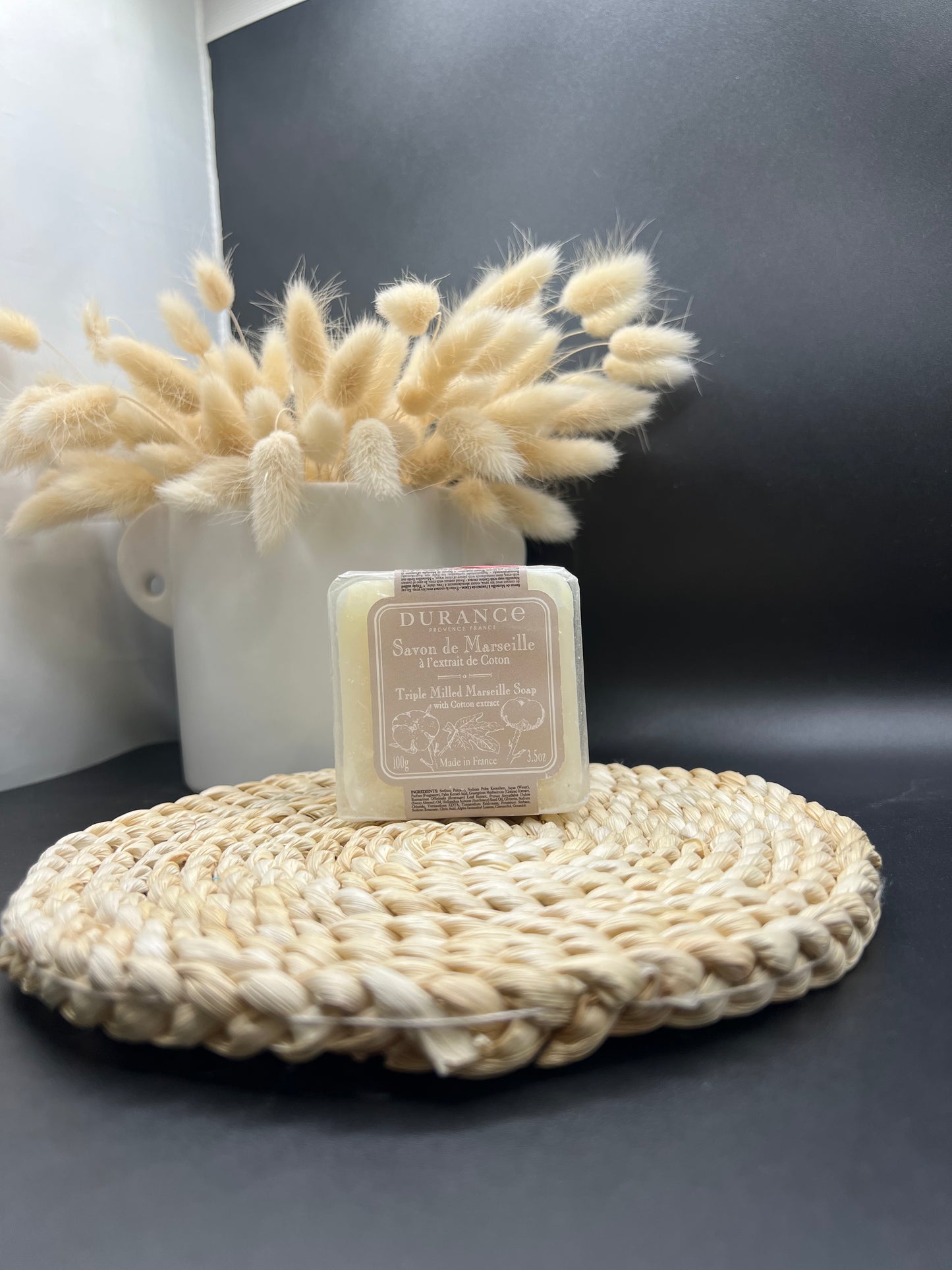 Savon solide a l’extrait de coton Durance
