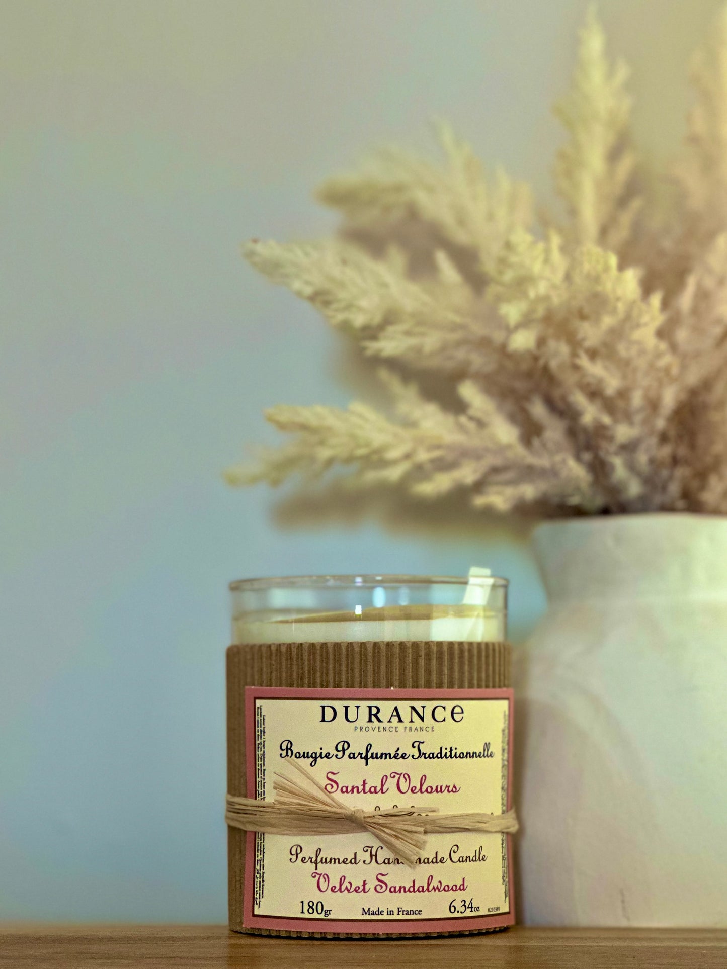 Bougie Traditionnelle Durance – Santal Velours – 180