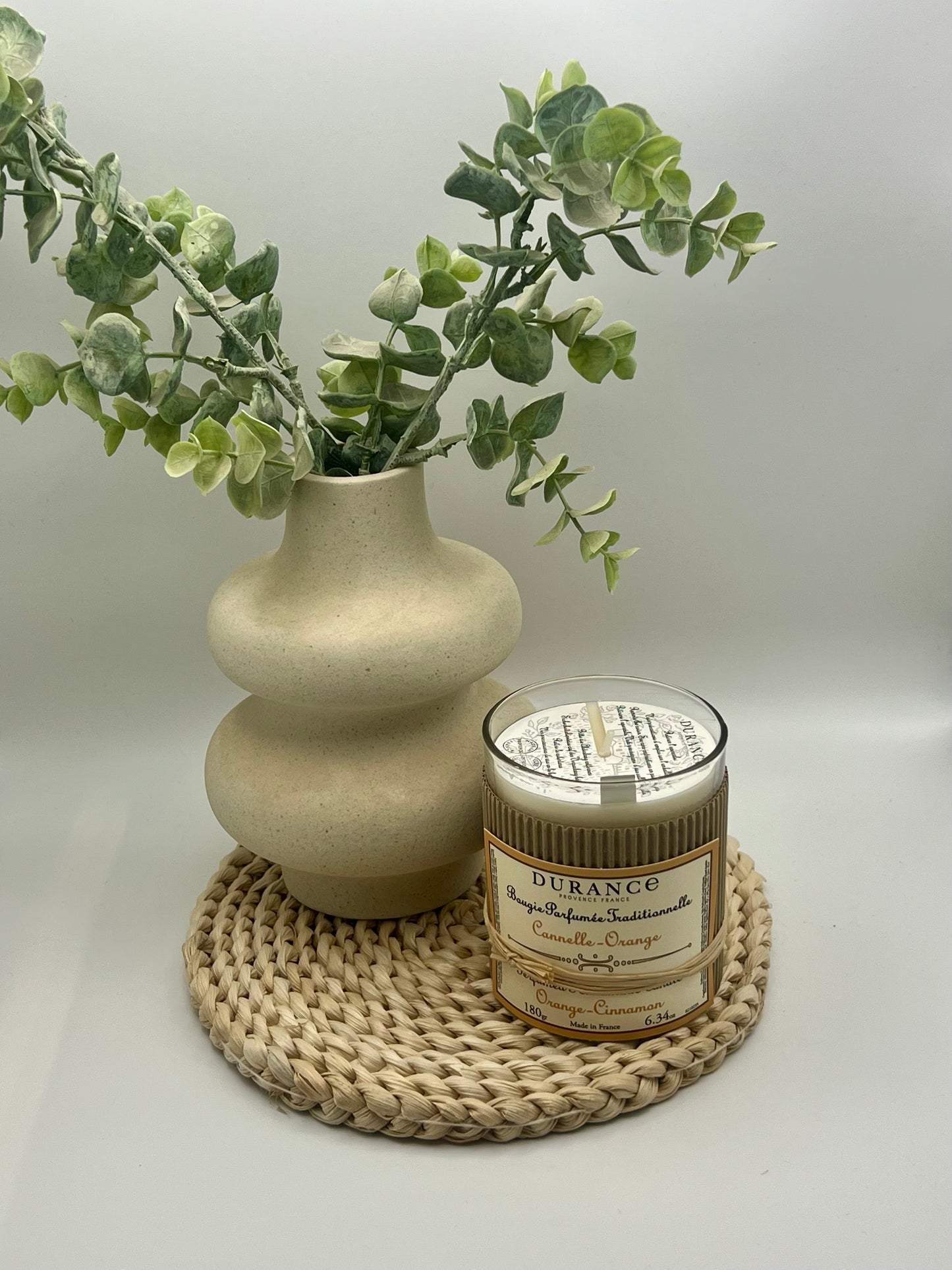Bougie Parfumée Durance " Cannelle - Orange "