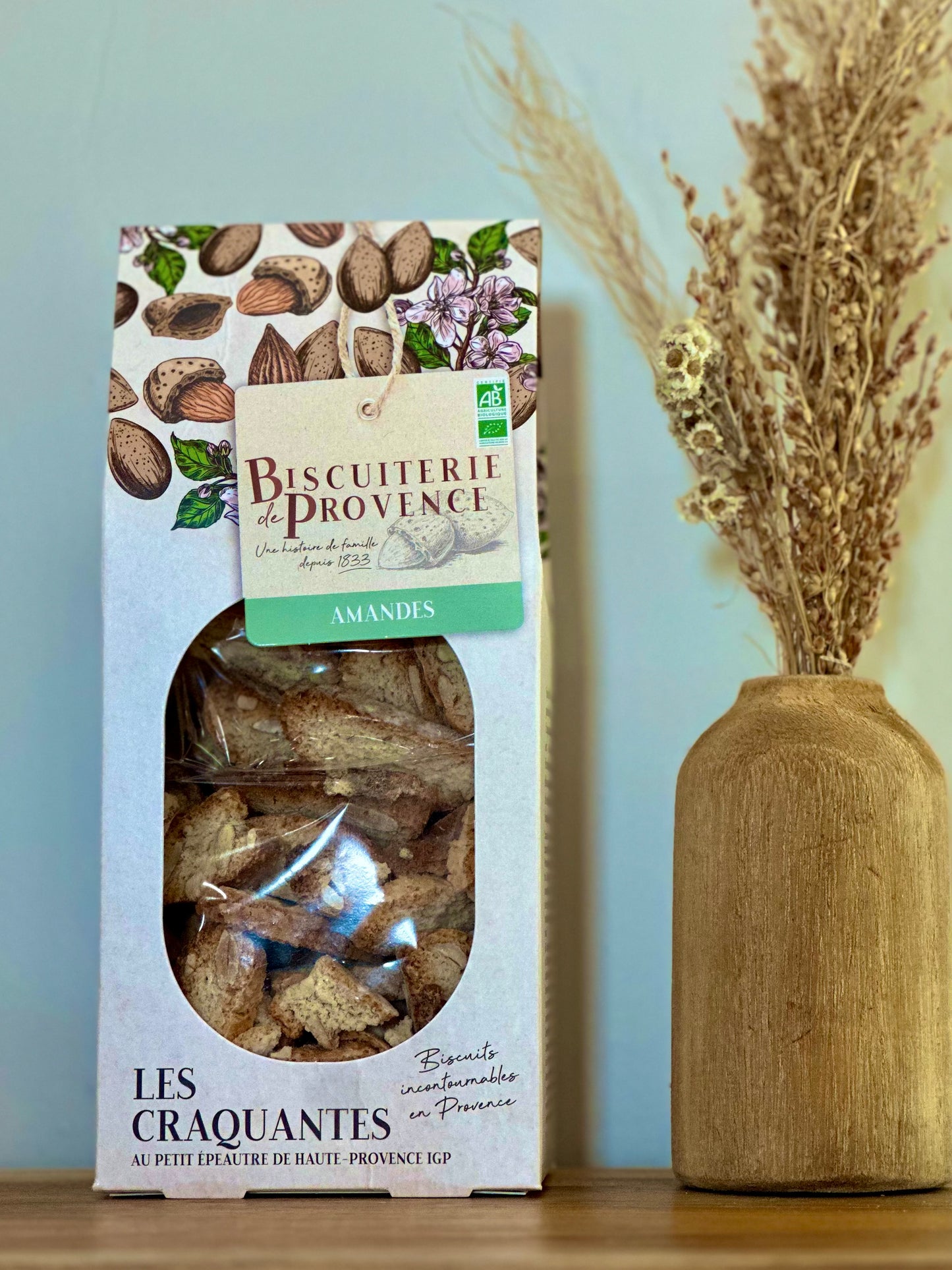 Craquantes aux Amandes – Biscuiterie de Provence – 180 g