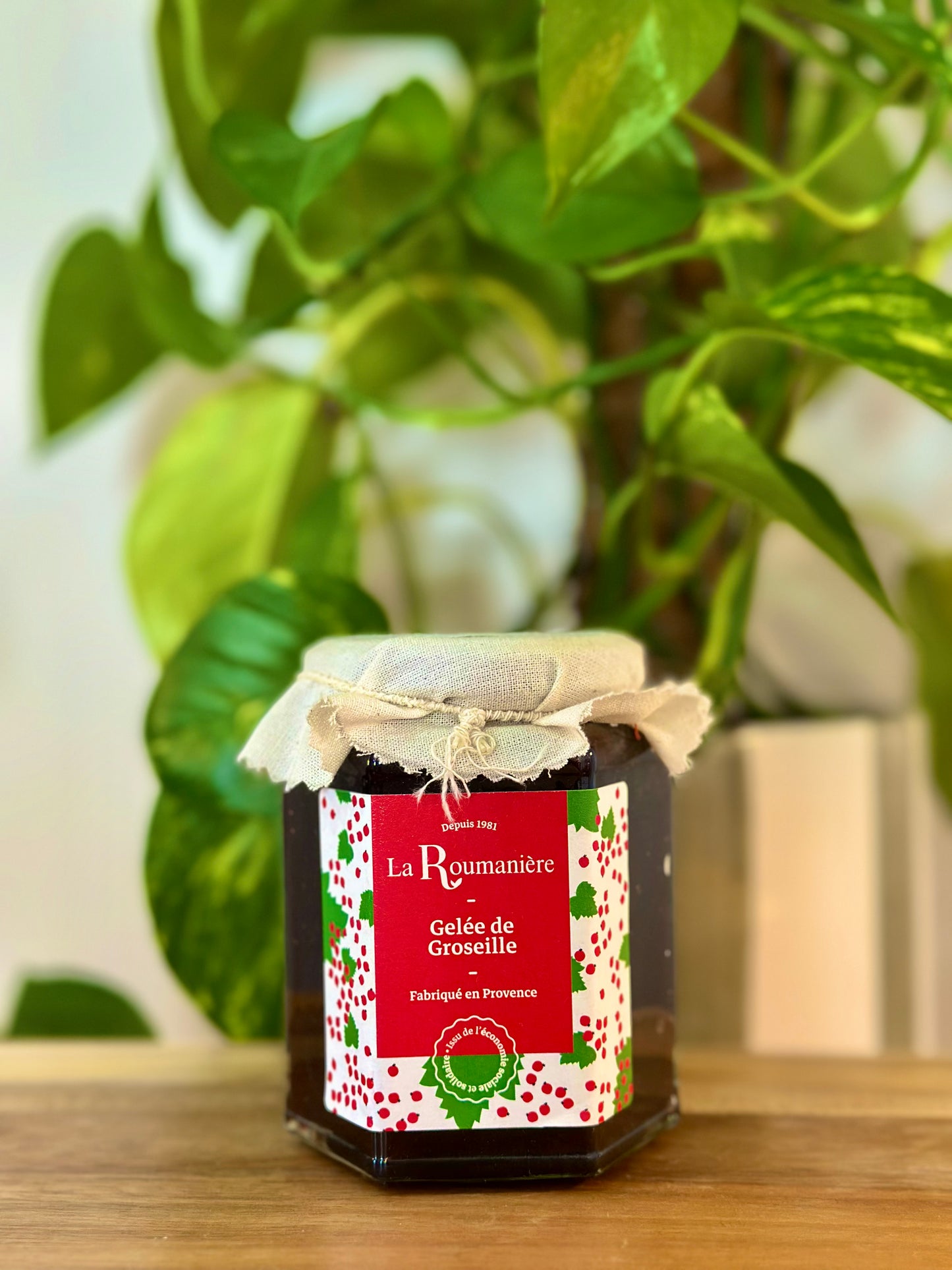 Confiture Gelée de Groseille – La Roumanière – 335 g