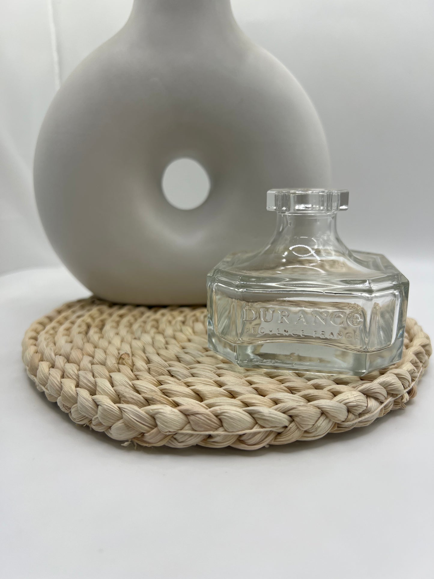 Flacon transparent Durance pour bouquet parfumé