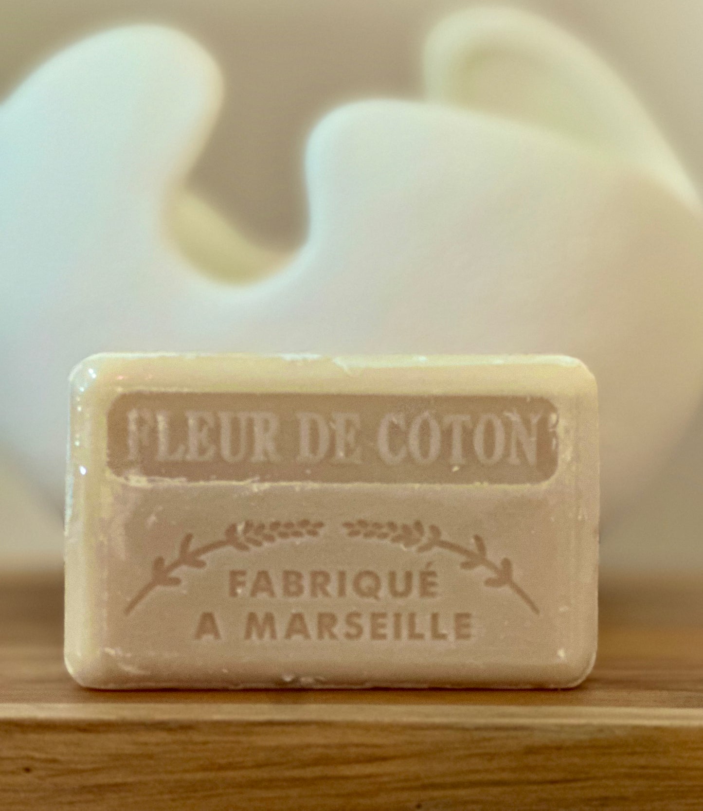 Savon de Marseille Artisanal – Fleur de Coton – 125 g