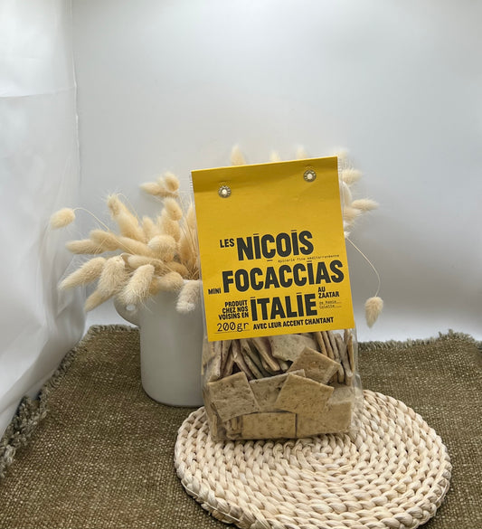 « Mini focaccias au Zaatar » Les petits Niçois