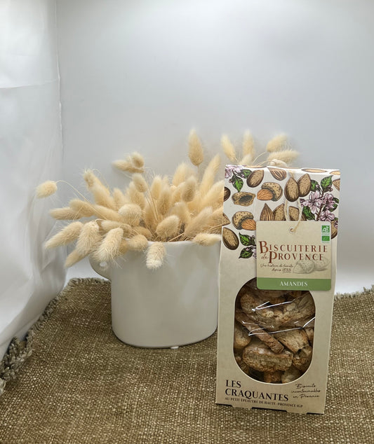 « Craquantes aux amandes  » Biscuiterie de Provence