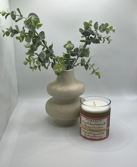 Bougie Parfumée Durance " Macaron framboise"