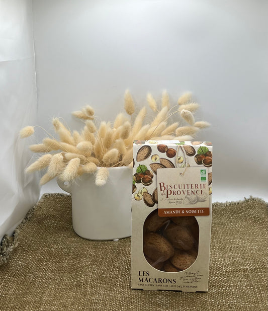 Macarons  « Amande & Noisette  » Biscuiterie de Provence