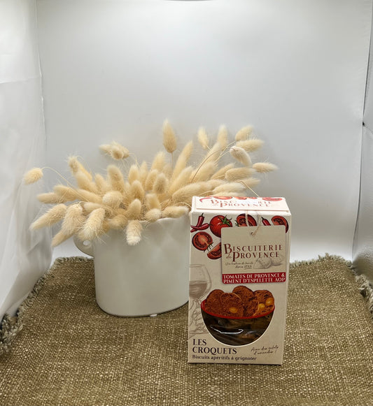 Croquets salés « Tomates de Provence & piment d’espelette AOP » Biscuiterie de Provence