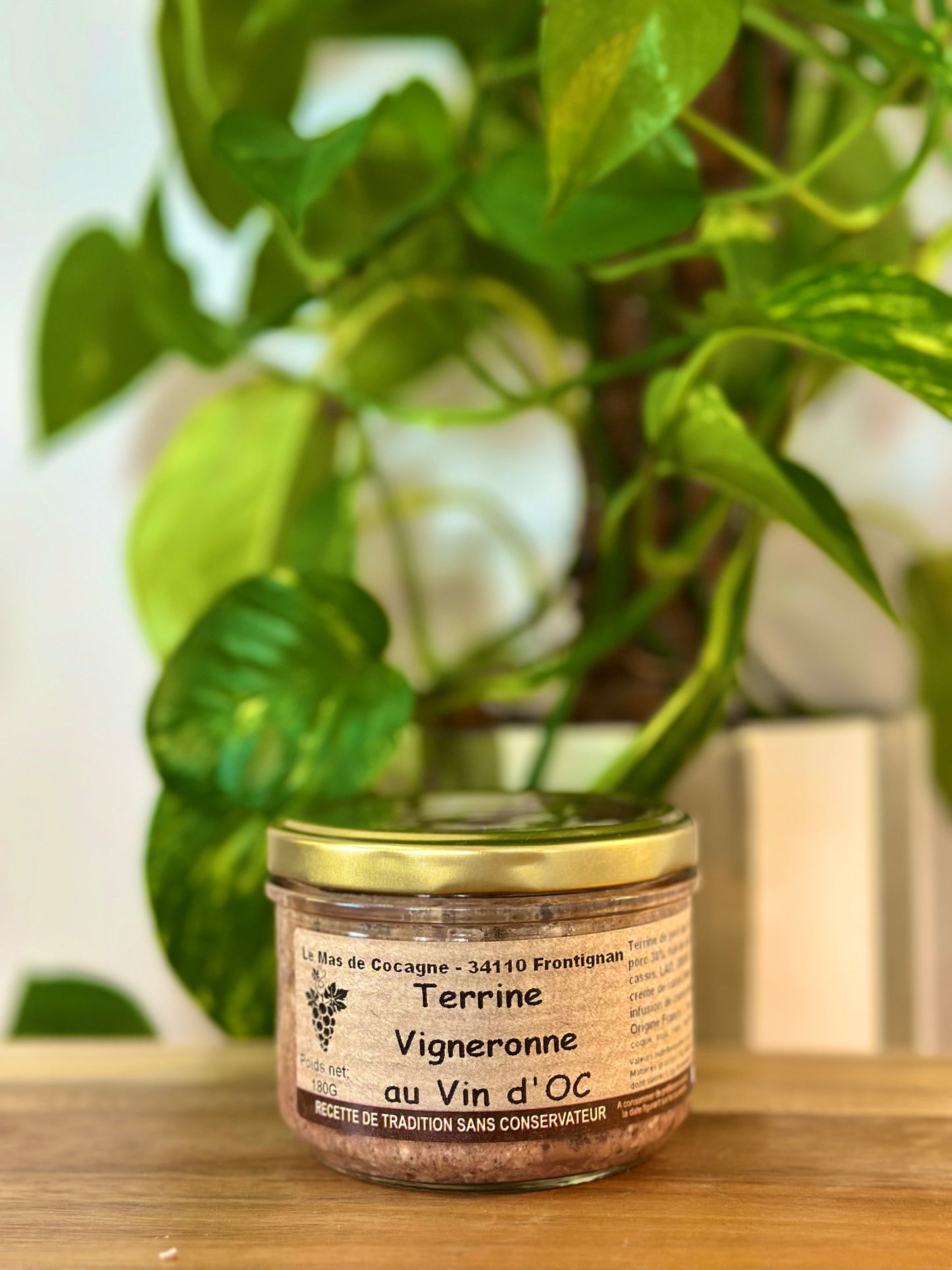 Terrine Vigneronne au Vin AOC – Saveurs de Cocagne – 180 g