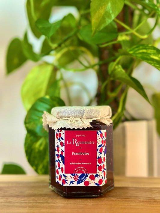 Confiture de Framboise – La Roumanière – 335 g