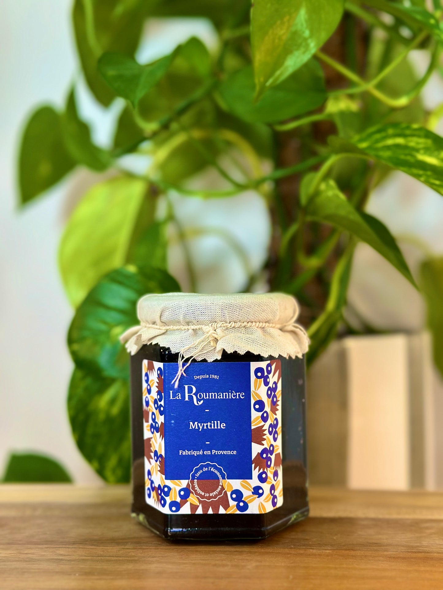 Confiture de Myrtilles – La Roumanière – 335 g