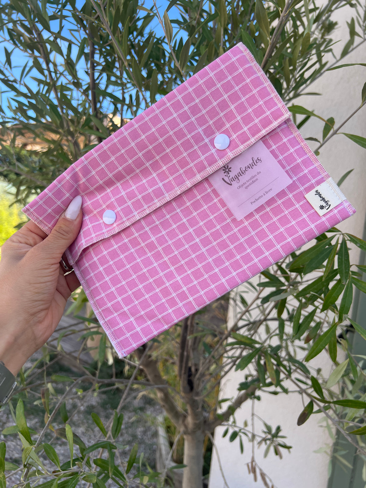Pochette artisanale en tissu – Fabriquée en France Jules Rose