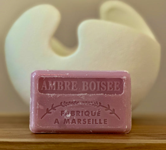 Savon de Marseille Artisanal – Ambre Boisée – 125 g