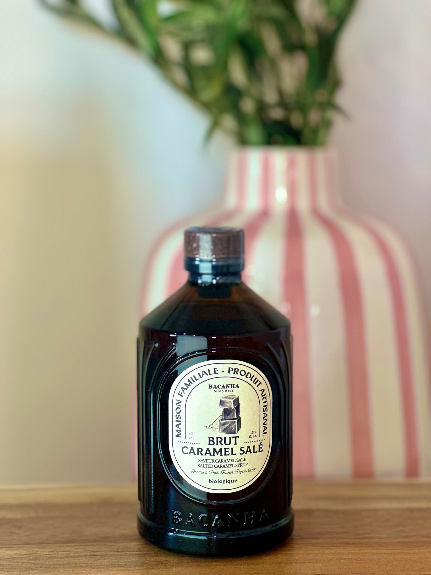 Sirop Brut Caramel salé Bio – Bacanha – 100 ml