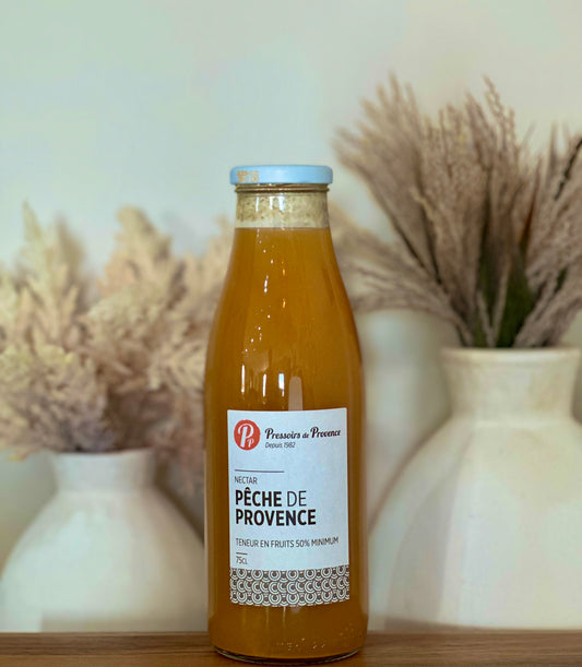 Jus de fruits Pêche – Pressoir de Provence