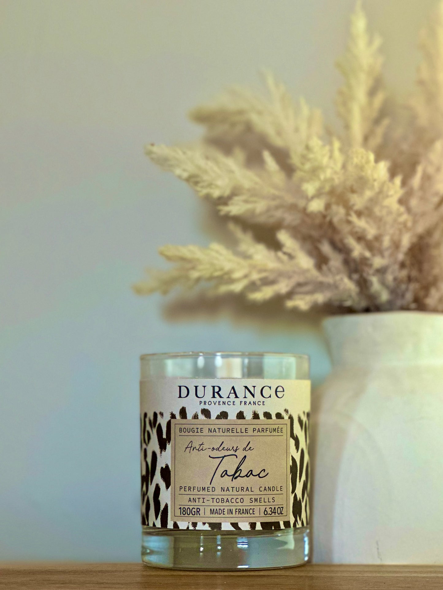 Bougie Traditionnelle Durance – Anti-Odeur Tabac – 180 g