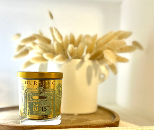 Bougie Traditionnelle Durance – Galette des rois  – Édition limitée Noël 2026 – 180 g