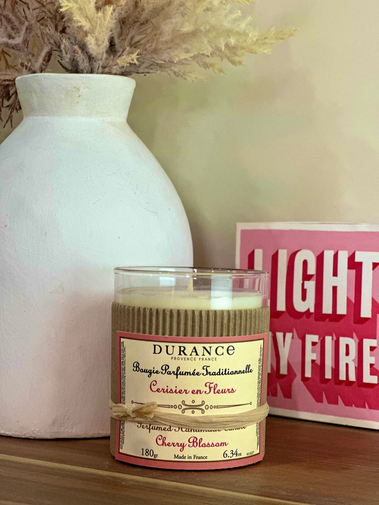 Bougie Traditionnelle Durance – Cerisiers en Fleurs – 180 g