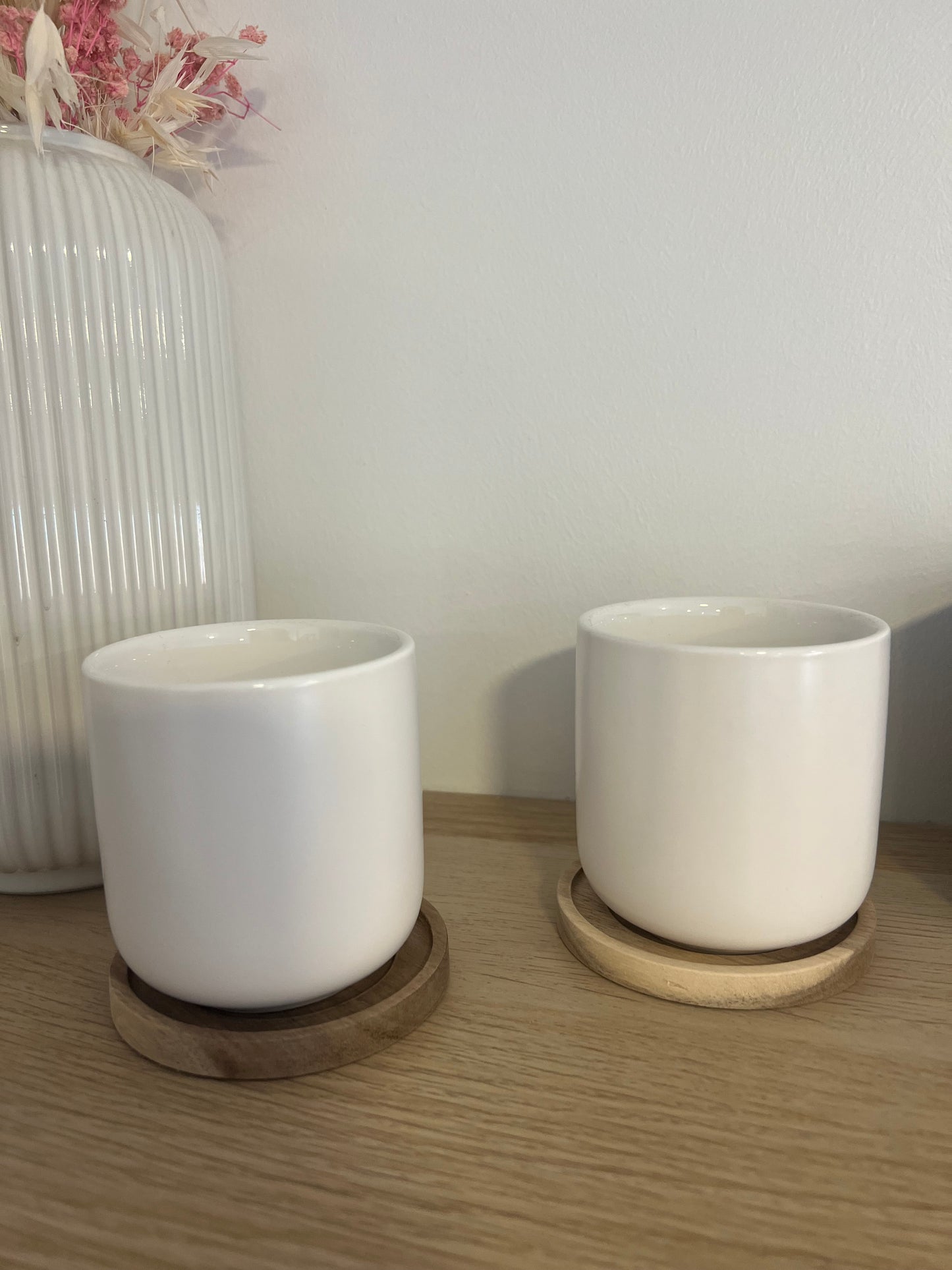 Set de 2 tasses en porcelaine