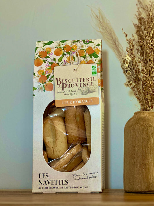 Navettes Fleur d’Oranger – Biscuiterie de Provence – 210 g