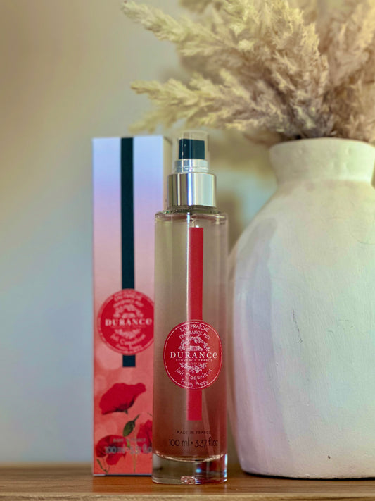 Eau Fraîche Parfumée – Coquelicot – Durance – 100 ml