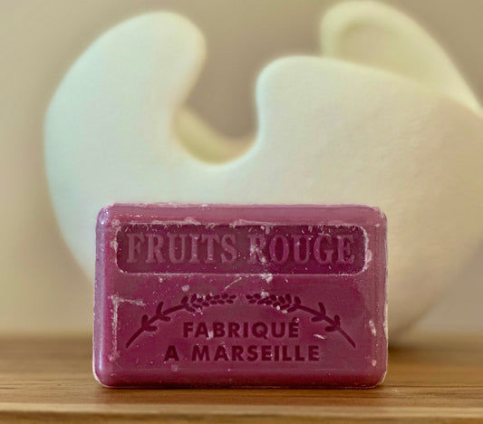 Savon de Marseille Artisanal – Fruits Rouges – 125 g